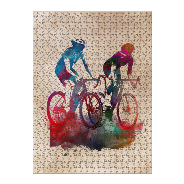 Puzzle Ravensburger "Bikers arts" artboxONE - Sport,Sport / Sommerspiele,Sport / Motivation