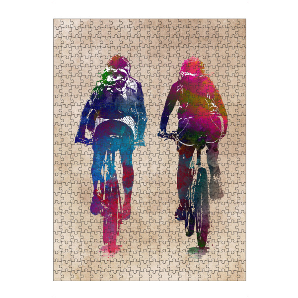 artboxONE Puzzle "Bikers art" artboxONE - Sport,Sport / Sommerspiele,Sport / Motivation