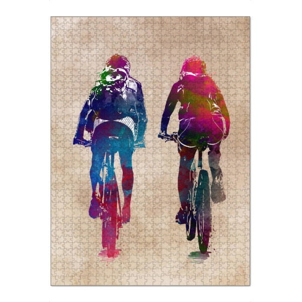 Puzzle Ravensburger "Bikers art" artboxONE - Sport,Sport / Sommerspiele,Sport / Motivation