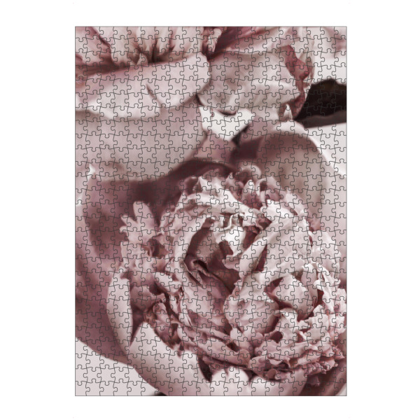 Puzzle Ravensburger "Peonies I" artboxONE - Natur,Floral - Peonies,Blume,Flower,Pink,Boho,Botanical,Botanisch,Closeup,Nahaufnahme,Floral,Natur,Nature