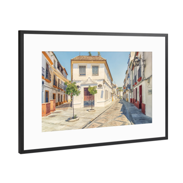 Poster mit Rahmen Schwarz (Metallic) "41°c" artboxONE - Städte,Reise,Architektur,Reise / Länder,Städte / Weitere