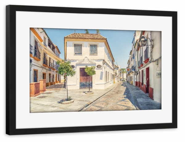 Poster mit Rahmen schwarz "41°c" artboxONE - Städte,Reise,Architektur,Reise / Länder,Städte / Weitere