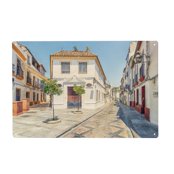 Metall Poster "41°c" artboxONE - Städte,Reise,Architektur,Reise / Länder,Städte / Weitere