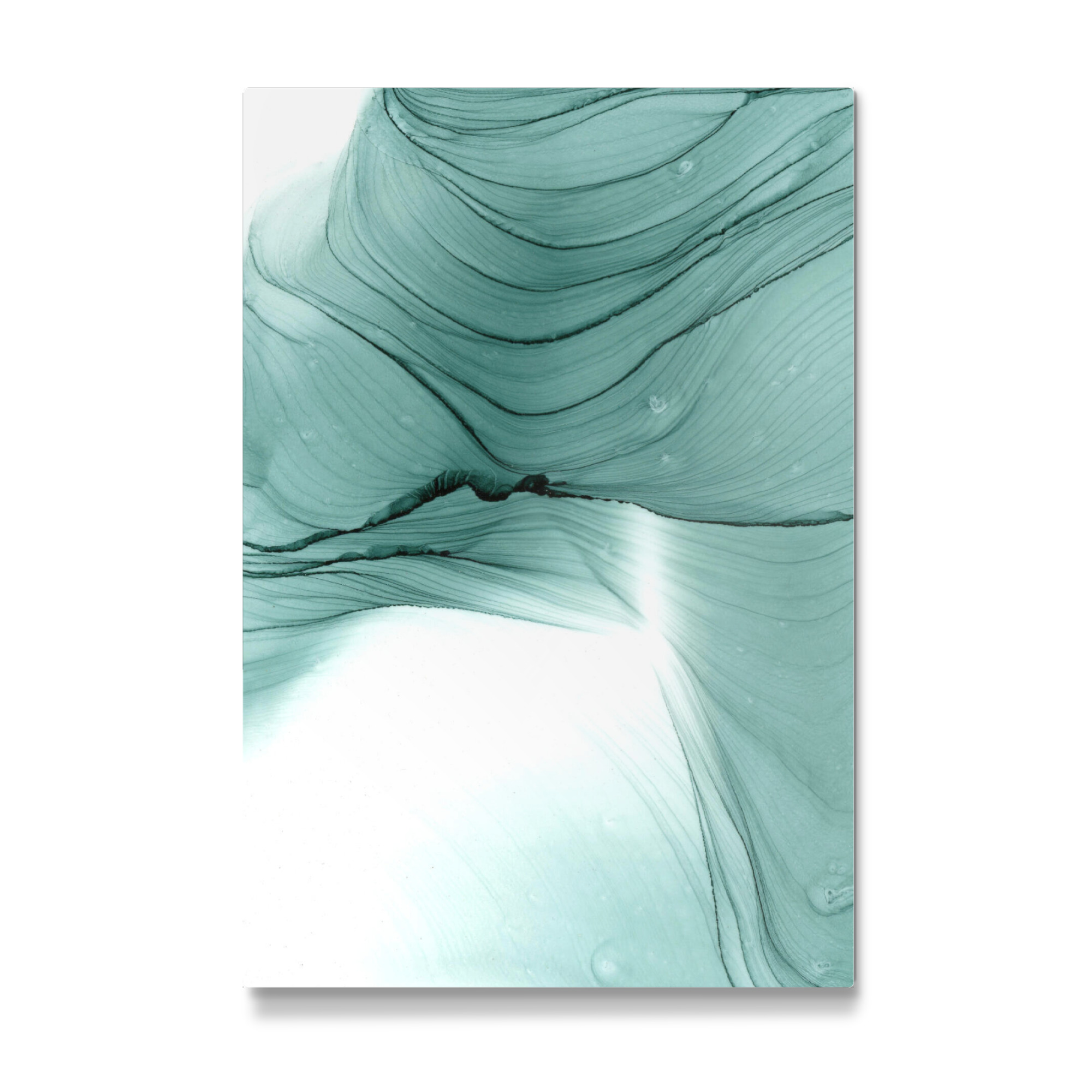 Galerie-Print "Only Green - Welle" 75x50 cm artboxONE