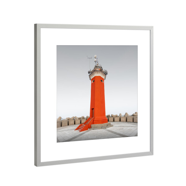 Poster mit Rahmen Silber "Faro di Venezia" artboxONE - Reise,Architektur,Reise / Strand und Meer,Städte / Venedig,Reise / Länder