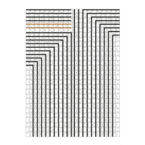 artboxONE Puzzle "Mid Century study no.twentyone" artboxONE - Abstrakt,Geometrie