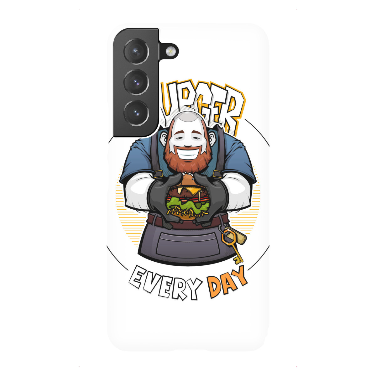 Samsung Galaxy "Burger jeden Tag!" Premium-Case Handyhülle artboxONE
