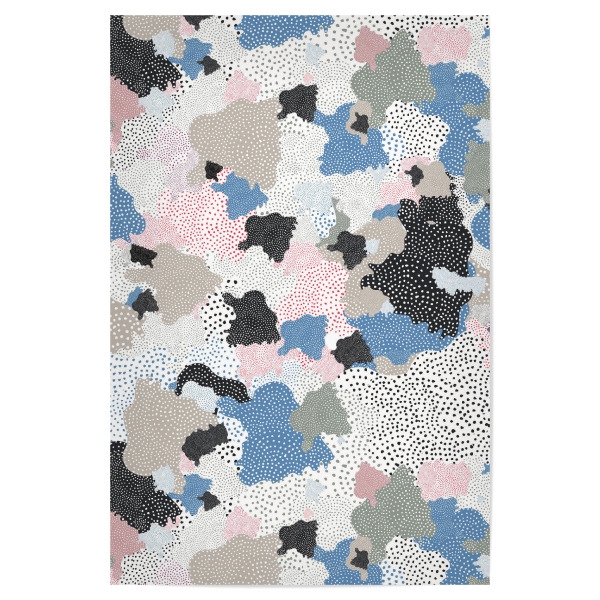 Poster 30x20 cm "Abstract Clouds Dots Texture Blue" artboxONE - Abstrakt,Geometrie