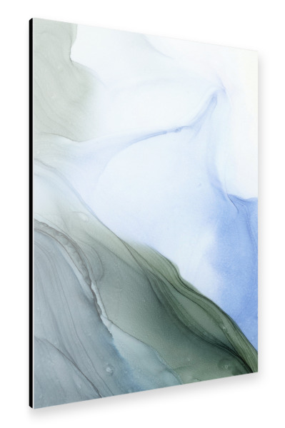 Alu-Dibond "Bunt aber Blau N Green" 30x20 cm artboxONE