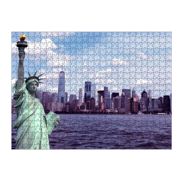 Puzzle Ravensburger "Manhattan Skyline, NYC" artboxONE - Städte,Städte / New York,Reise / Länder