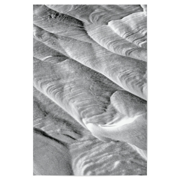 Poster 30x20 cm "Schneemuster" artboxONE - Natur,Abstrakt,Schwarzweiß