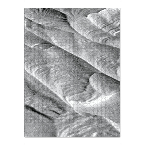 Puzzle Ravensburger "Schneemuster" artboxONE - Natur,Abstrakt,Schwarzweiß