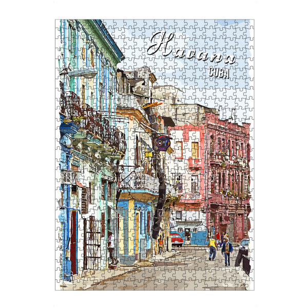 artboxONE Puzzle "Havanna Vintage Straße" artboxONE - Städte,Architektur