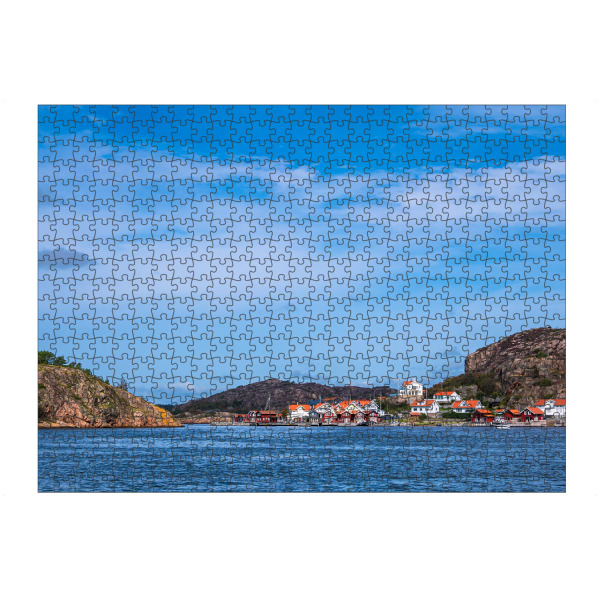 Puzzle Ravensburger "Häuser in Fjällbacka" artboxONE - Natur,Reise,Architektur,Reise / Strand und Meer,Reise / Länder