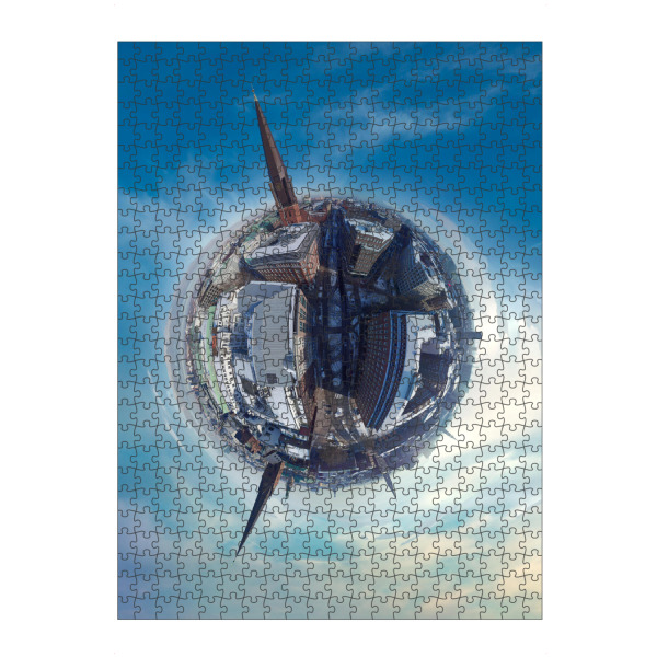 Puzzle Ravensburger "HH-Steinstraße Kirche St. Jacobi" artboxONE - Städte,Städte / Hamburg,Reise,Architektur,Reise / Länder