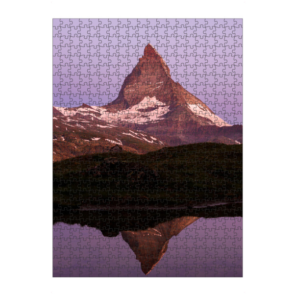 Puzzle Ravensburger "Matterhorn reflecting in small" artboxONE - Natur,Reise