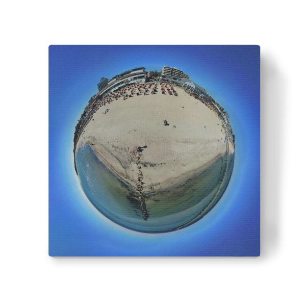 Leinwandbild "Grömitzer Strand" artboxONE - Städte,Natur,Reise,Reise / Länder