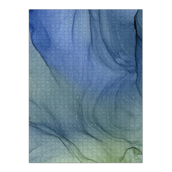 Puzzle Ravensburger "From Blue to Green" artboxONE - Abstrakt