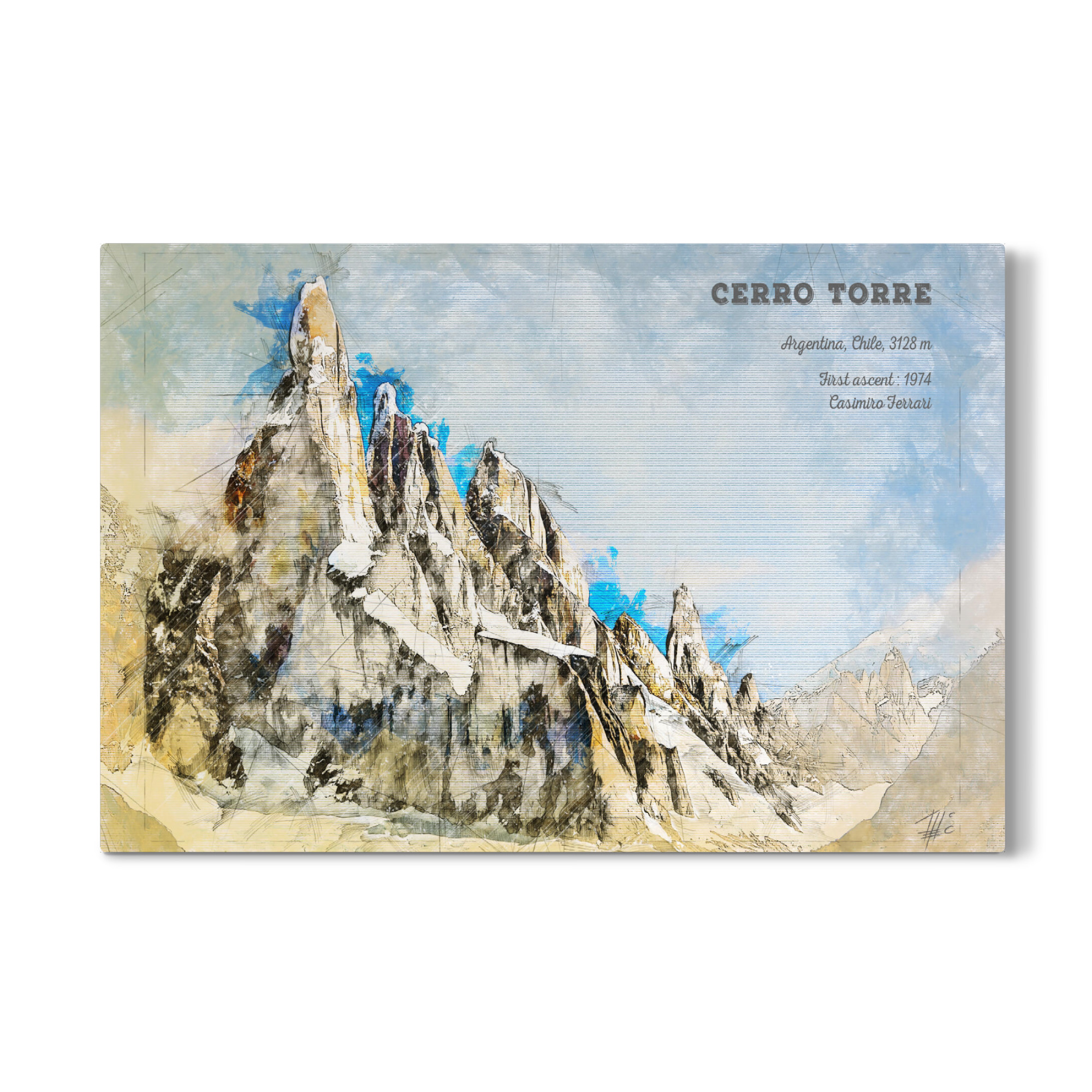 Galerie-Print "Cerro Torre" 75x50 cm artboxONE
