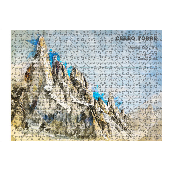 Puzzle Ravensburger "Cerro Torre" artboxONE - Natur,Reise / Länder