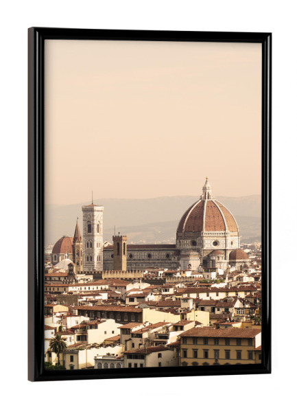 Poster mit schwarzem Rahmen "Wunderschönes Florenz am Tag" artboxONE - Städte,Architektur,Reise / Länder