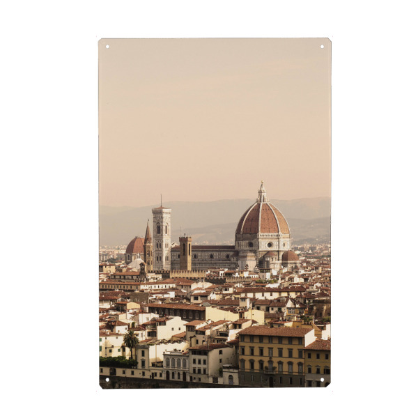 Metall Poster "Wunderschönes Florenz am Tag" artboxONE - Städte,Architektur,Reise / Länder