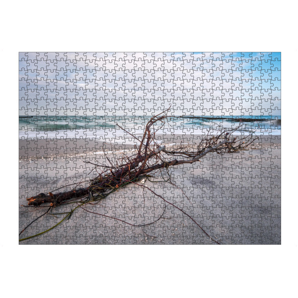 artboxONE Puzzle "Treibholz am Strand" artboxONE - Natur,Reise,Reise / Strand und Meer