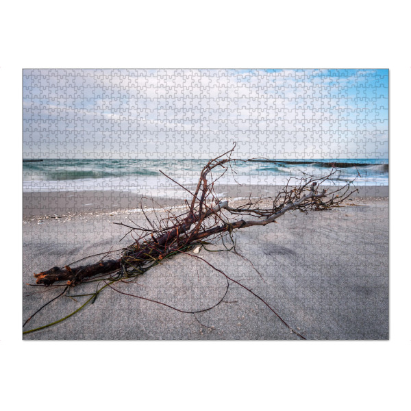Puzzle Ravensburger "Treibholz am Strand" artboxONE - Natur,Reise,Reise / Strand und Meer