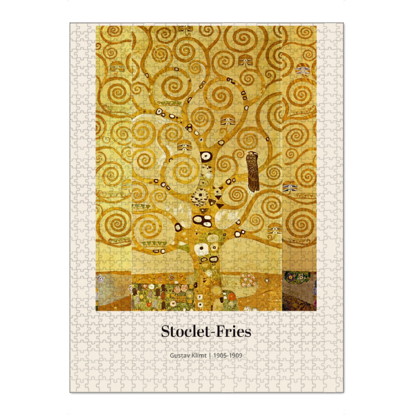 Puzzle Ravensburger "Stoclet Fries - Gustav Klimt" artboxONE - Natur,Abstrakt