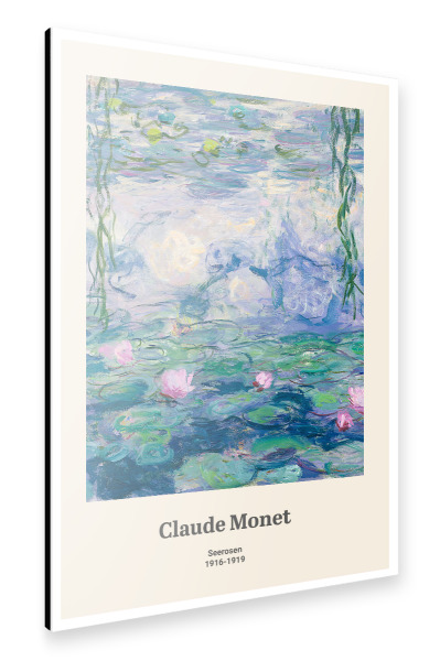 Alu-Dibond "Seerosen - C. Monet" 30x20 cm artboxONE