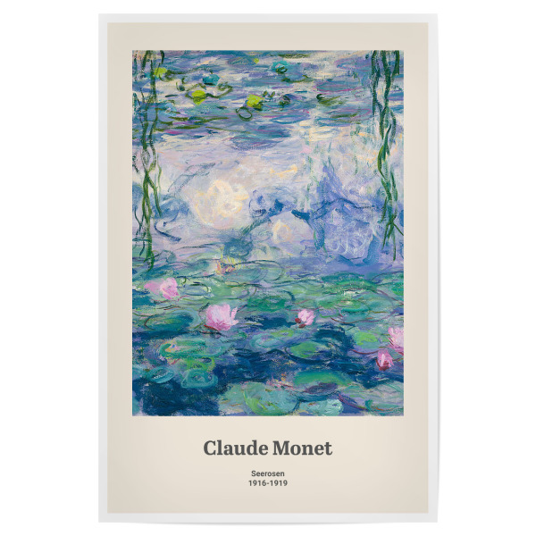 Poster 30x20 cm "Seerosen - C. Monet" artboxONE - Natur,Floral
