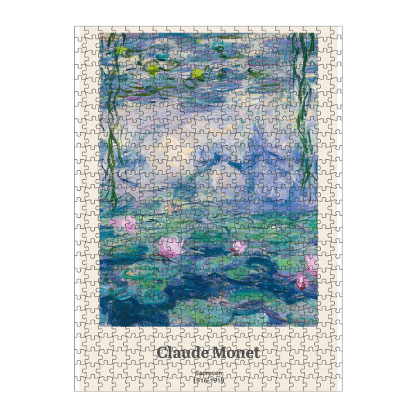 Puzzle Ravensburger "Seerosen - C. Monet" artboxONE - Natur,Floral