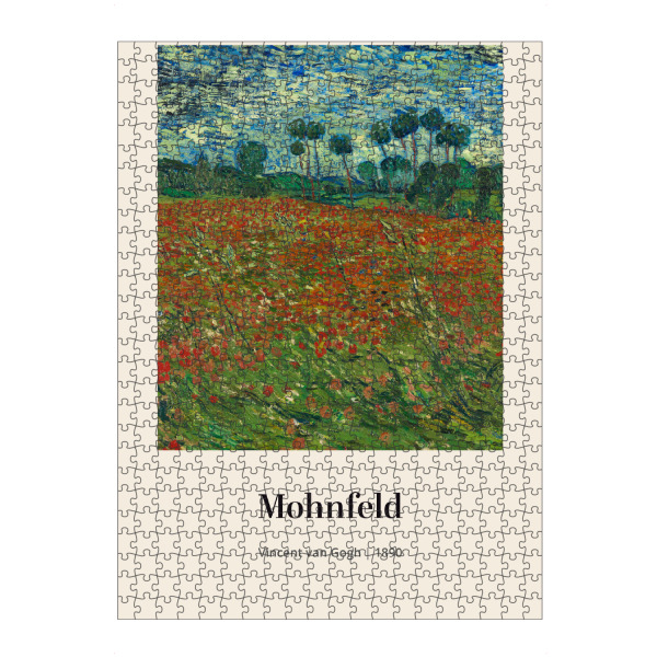 artboxONE Puzzle "Mohnfeld - Vincent van Gogh" artboxONE - Natur,Floral