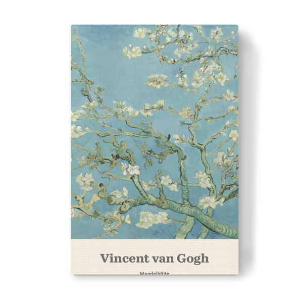 Leinwandbild "V. van Gogh - Mandelblüte" artboxONE - Natur,Floral - Mandelblüte,Vincent,Vangogh,Kunst,Floral,Blumen,Flowers,Gemälde,Malerei,Baum,Tree