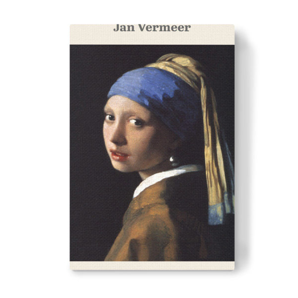 Leinwandbild "Jan Vermeer - Mädchen" artboxONE - Menschen - Girl,Mädchen,Perlenohrringe,Jan,Vermeer,Kunst,Gemälde,Malerei,Woman,Frau