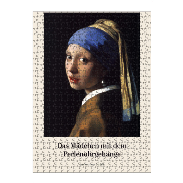artboxONE Puzzle "Mädchen mit Perlenohrringen" artboxONE - Menschen - Girl,Mädchen,Perlenohrringe,Jan,Vermeer,Kunst,Gemälde,Malerei,Woman,Frau