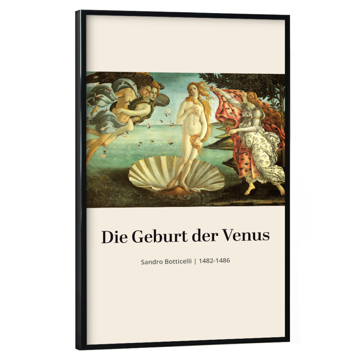 Geburt Der Venus Botticelli Als Poster With Plastic Frame Bei Artboxone Kaufen