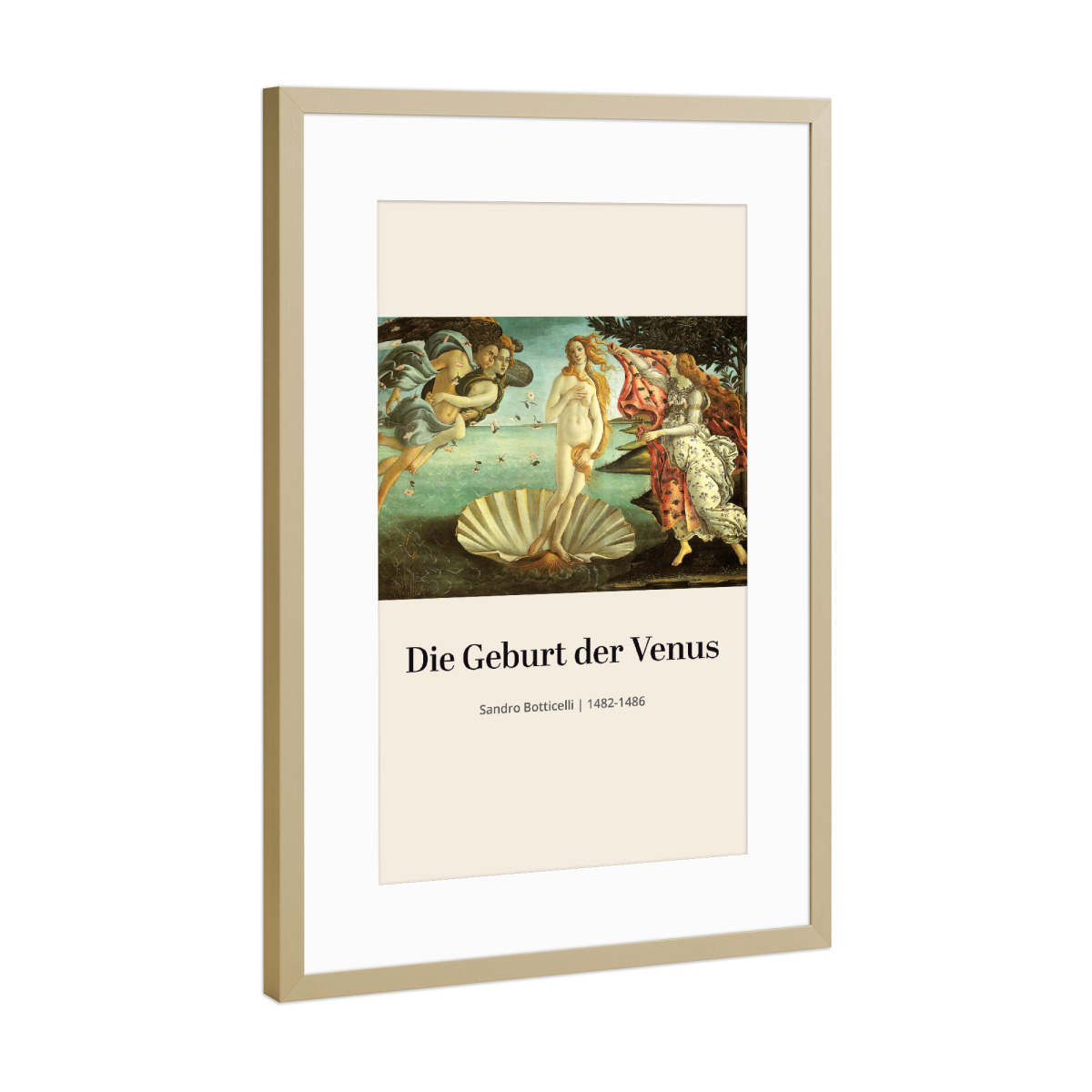 Geburt Der Venus Botticelli Als Metal Framed Poster Bei Artboxone Kaufen