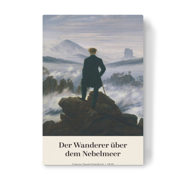 Leinwandbild "Der Wanderer - Friedrich" artboxONE - Natur,Menschen,Männer