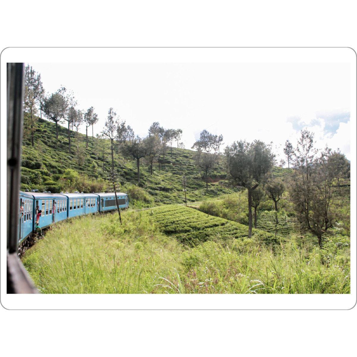 Tischset "Trainride Sri Lanka" artboxONE - Natur,Reise,Reise / Strand und Meer,Reise / Länder