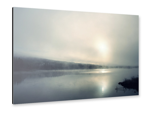 Alu-Dibond "Schwedischer See" 30x20 cm artboxONE