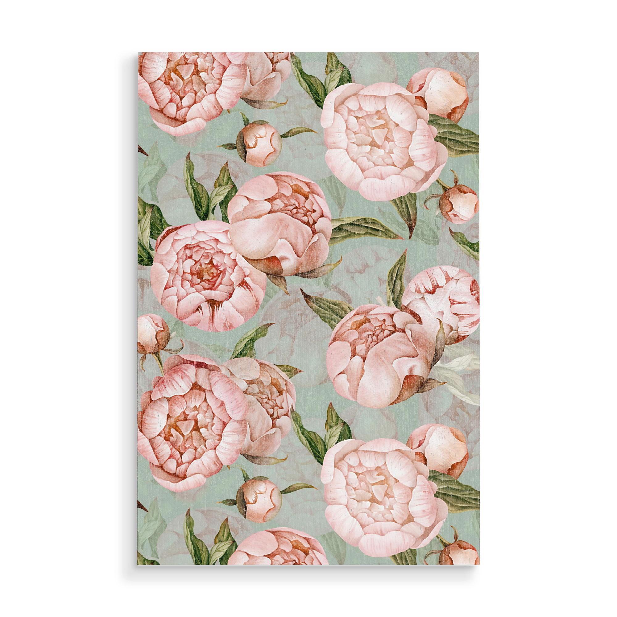 Holzbild "Blush Sepia Peonies" artboxONE - Floral,Fashion