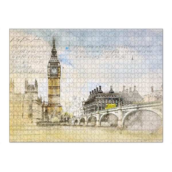 Puzzle Ravensburger "Big Ben, London" artboxONE - Städte,Städte / London,Architektur