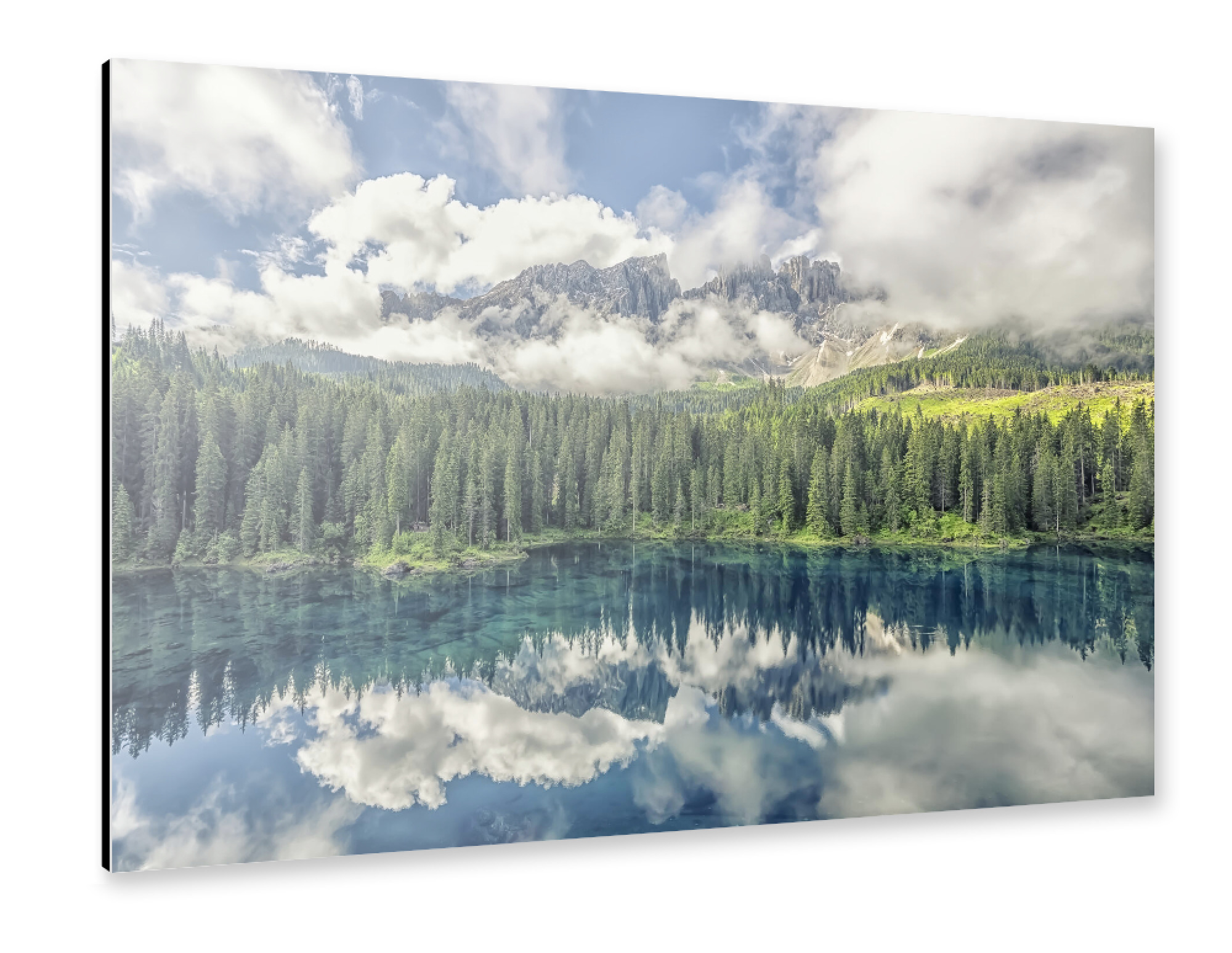Alu-Dibond "Lago Di Carezza" 30x20 cm artboxONE