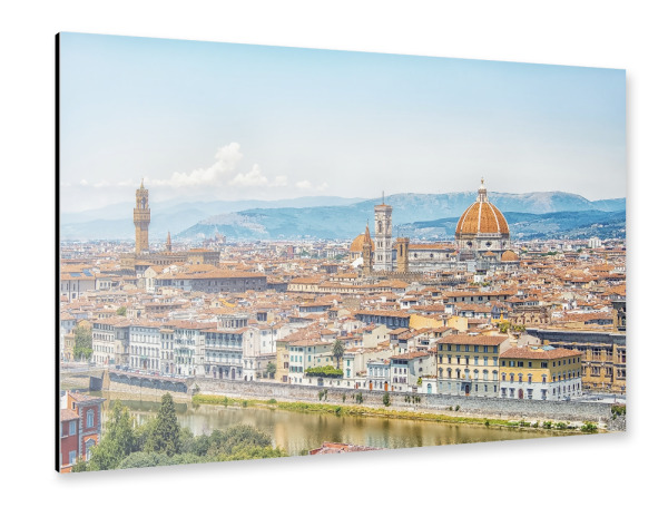Alu-Dibond "Florence Panorama" 30x20 cm artboxONE