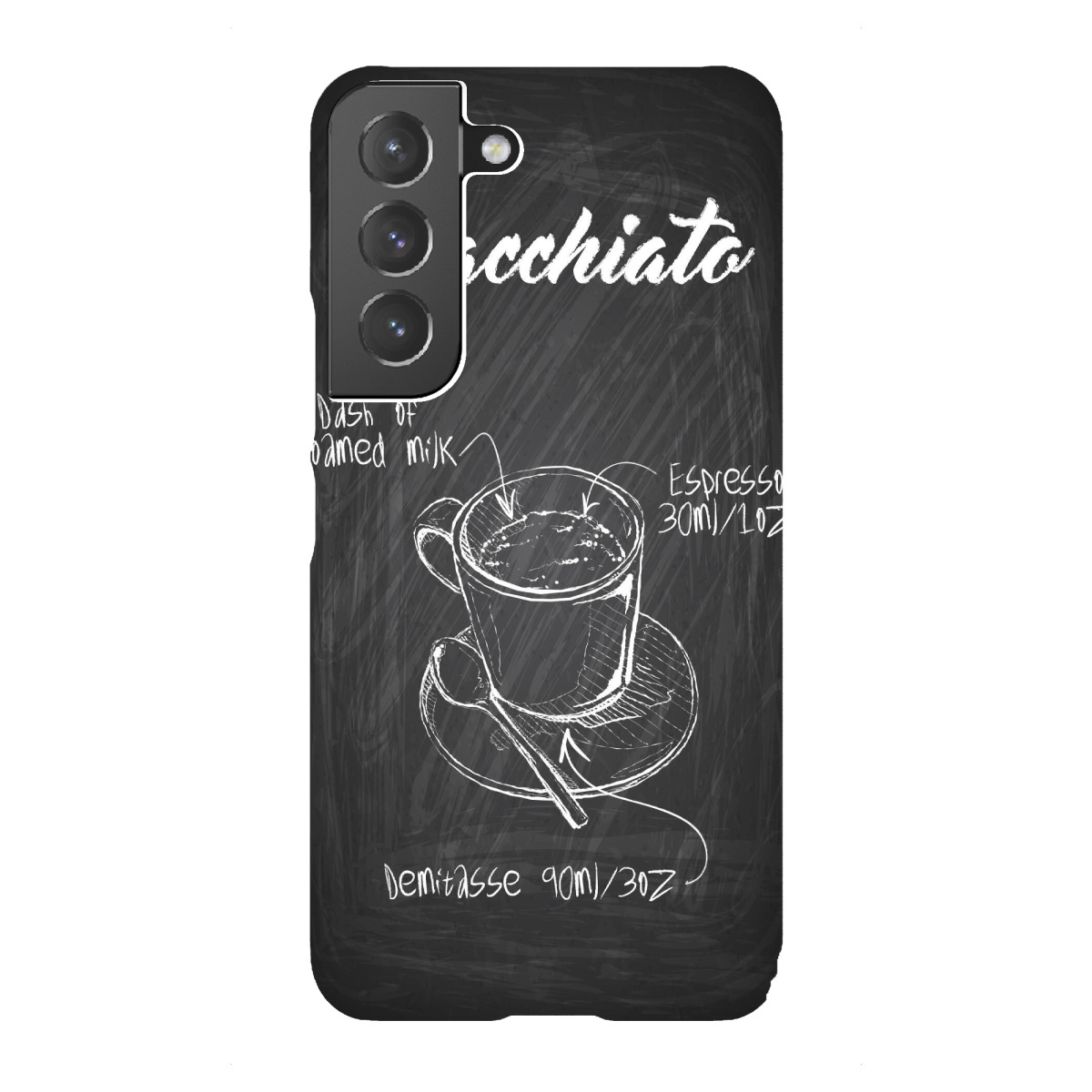 "Macchiato coffee Zeichnung"für Samsung Galaxy - Premium-Case Handyhülle artboxONE