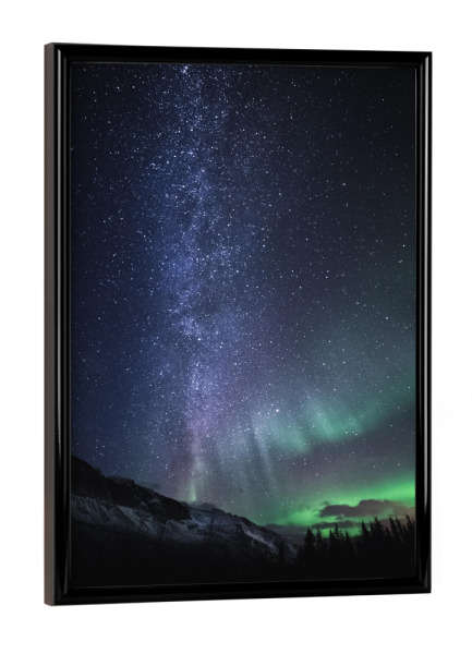 Poster mit schwarzem Rahmen "Milky Way Galaxy" artboxONE - Natur,Galaxy