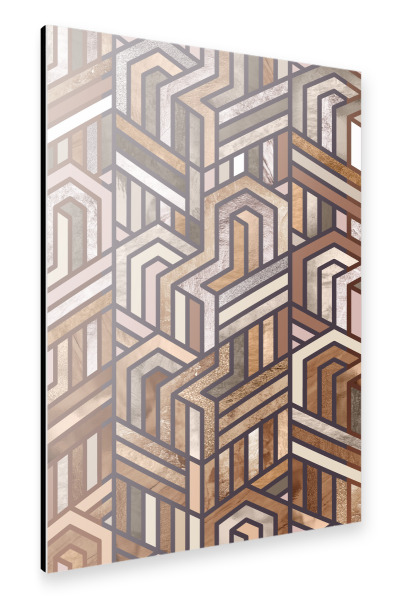 Alu-Dibond "Dune Geometric" 30x20 cm artboxONE
