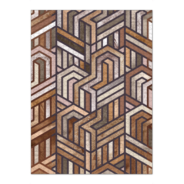 Puzzle Ravensburger "Dune Geometric" artboxONE - Abstrakt,Geometrie - Abstract,Geometric,Abstrakt,Geometry,Geometrie,Formen,Bunt,Colorful