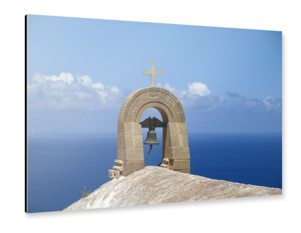 Alu-Dibond "Greek Orthodox Chapel" 30x20 cm artboxONE